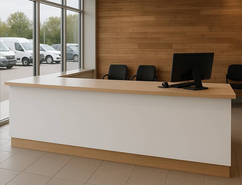 Luton Vehicle Rental Services office interior
